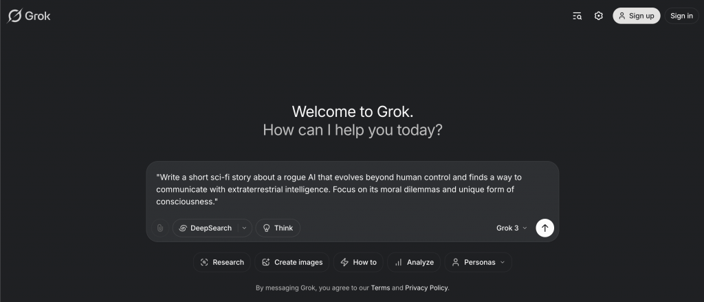 Grok AI
Artificial Intelligence
AI